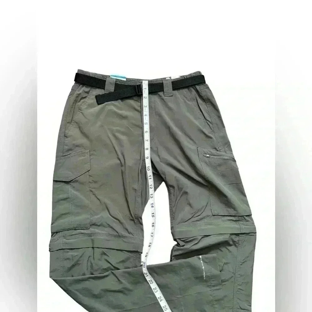 Columbia Convertible Pants Men's 30 x 30 Green Omni Shade Sun Protection Hiking - Picture 7 of 9
